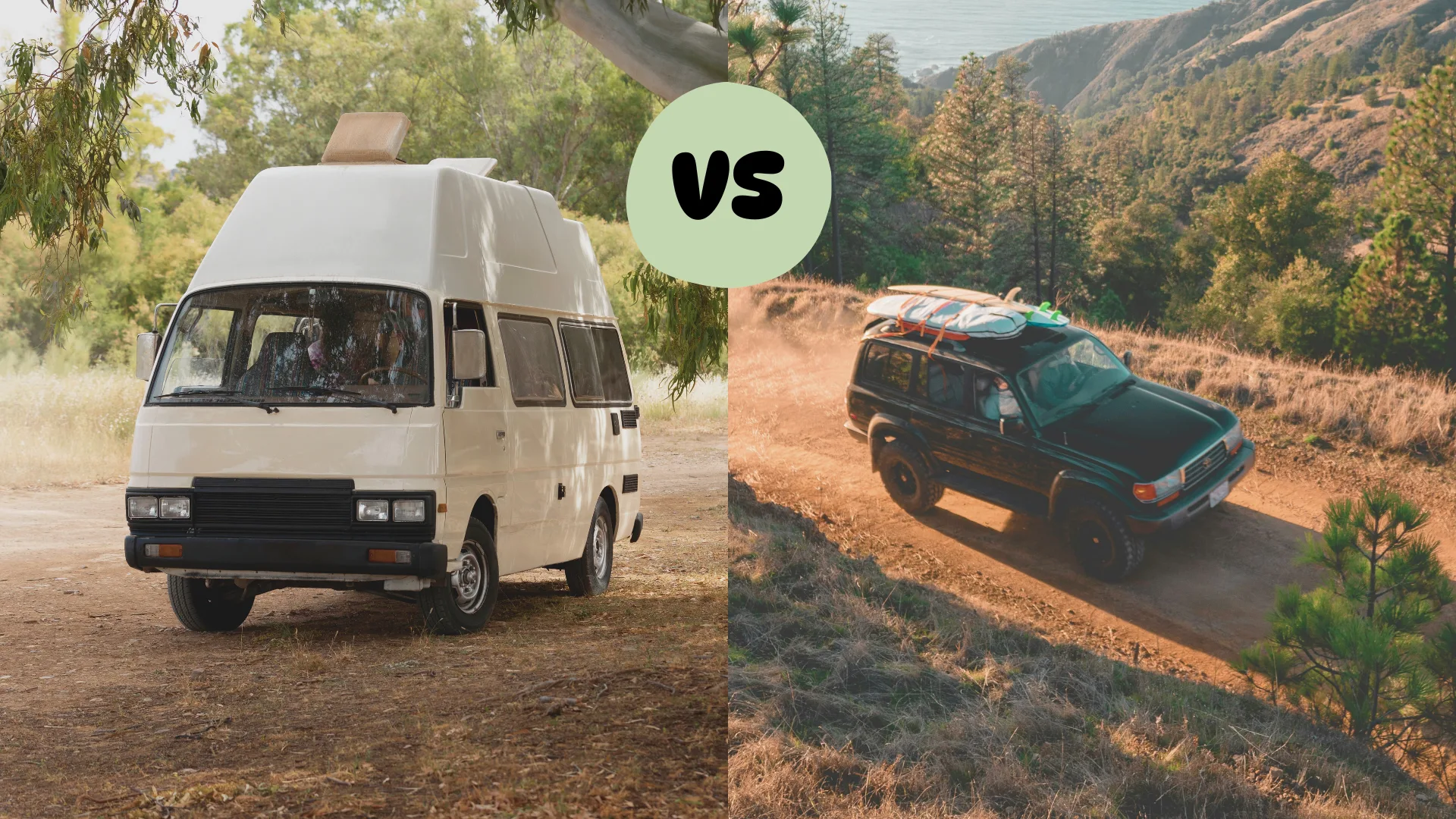 Image showing car camping vs van life