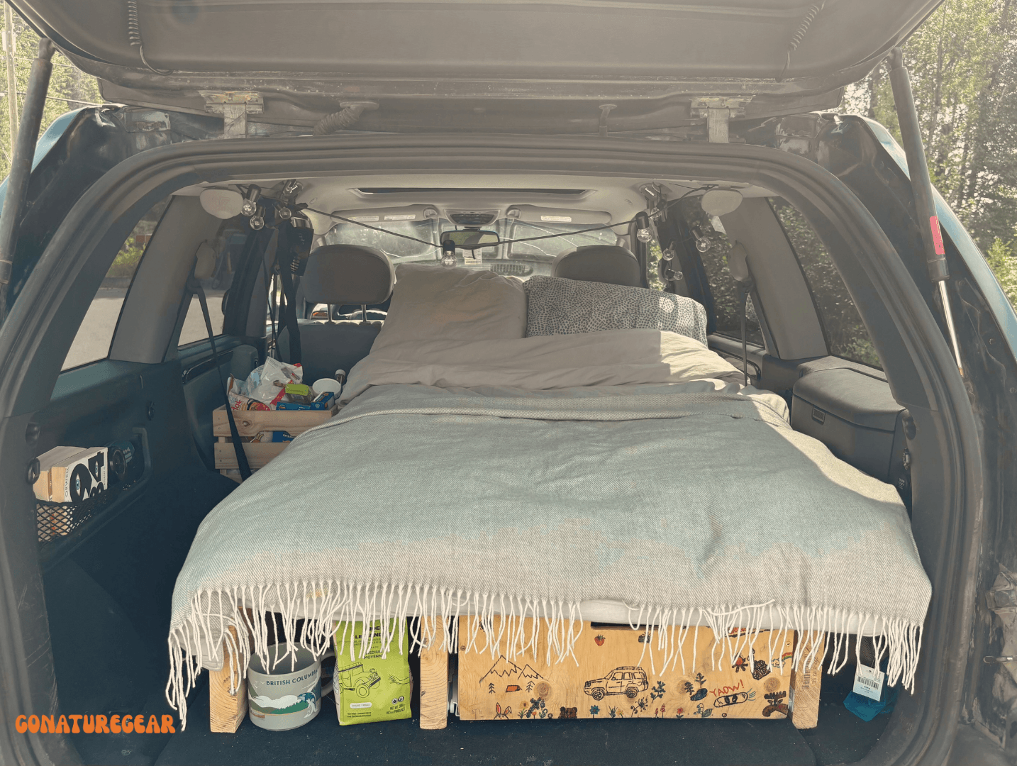 Car Camping Storage Hacks & Organization Tips